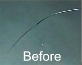 crack before repair